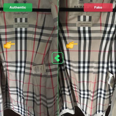 how to tell if burberry london jacket is fake|how to spot a Burberry.